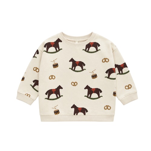 organic zoo / Horse Parade Sweatshirt / 1-2Y・2-3Y・3-4Y・4-5Y