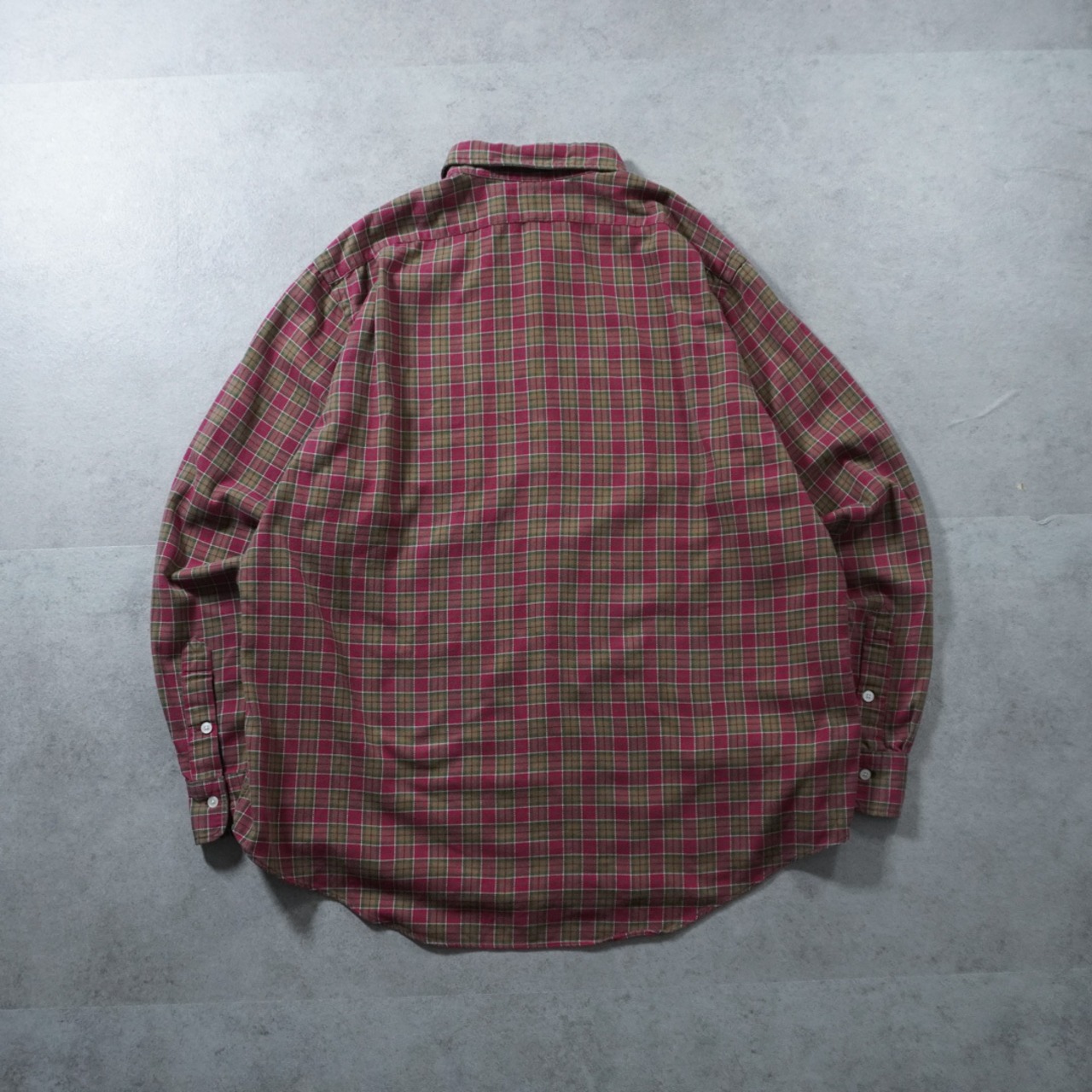 Polo by Ralph Lauren cotton flannel shirt XXL 古着 - 8