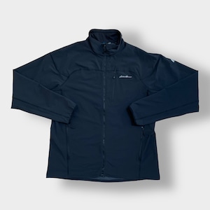 Eddie Bauer ナイロンジャケット ジップアップ フルジップ ジャンパー ブルゾン ワンポイントロゴ ライトアウター TXL ビッグサイズ アウトドア エディーバウアー us古着