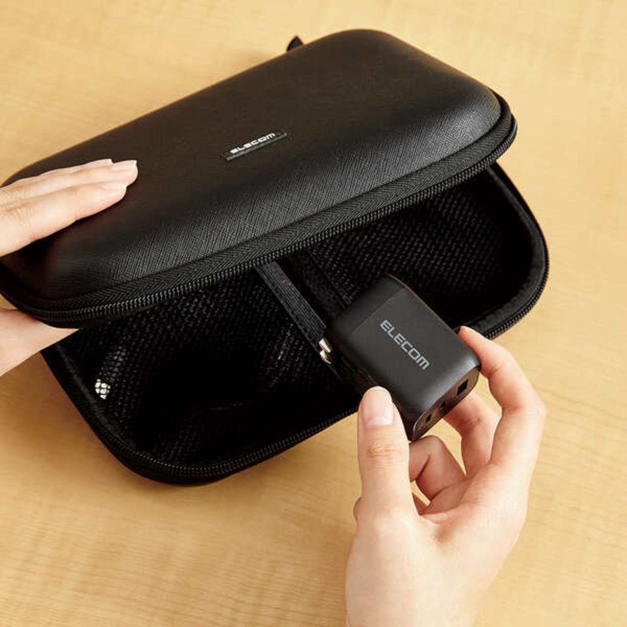 エレコム USB Power Delivery 65W キューブAC充電器 タイプC×2 タイプA×1 MPA-ACCP4465