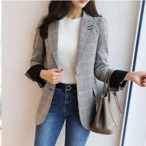 ジャケット チェック柄 レディース アウター 上着 前開き 長袖 袖あり 襟付き ポケット 前開き ボタン かわいい 大人可愛い きれいめ シンプル 上品 主役級 ベーシック ナチュラル スタイリッシュ 大人カジュアル オフィスカジュアル チェック 秋 授業参観 MTG ミーティング 20代 30代 40代 オフィス ビジネス 通勤 着回し 定番 S M L XL 大きいサイズ ブラウン グレー ライトグレー ダークグレー ベーシックカラー 大人カラー 秋カラー 灰色 グレーチェック ブラウンチェック