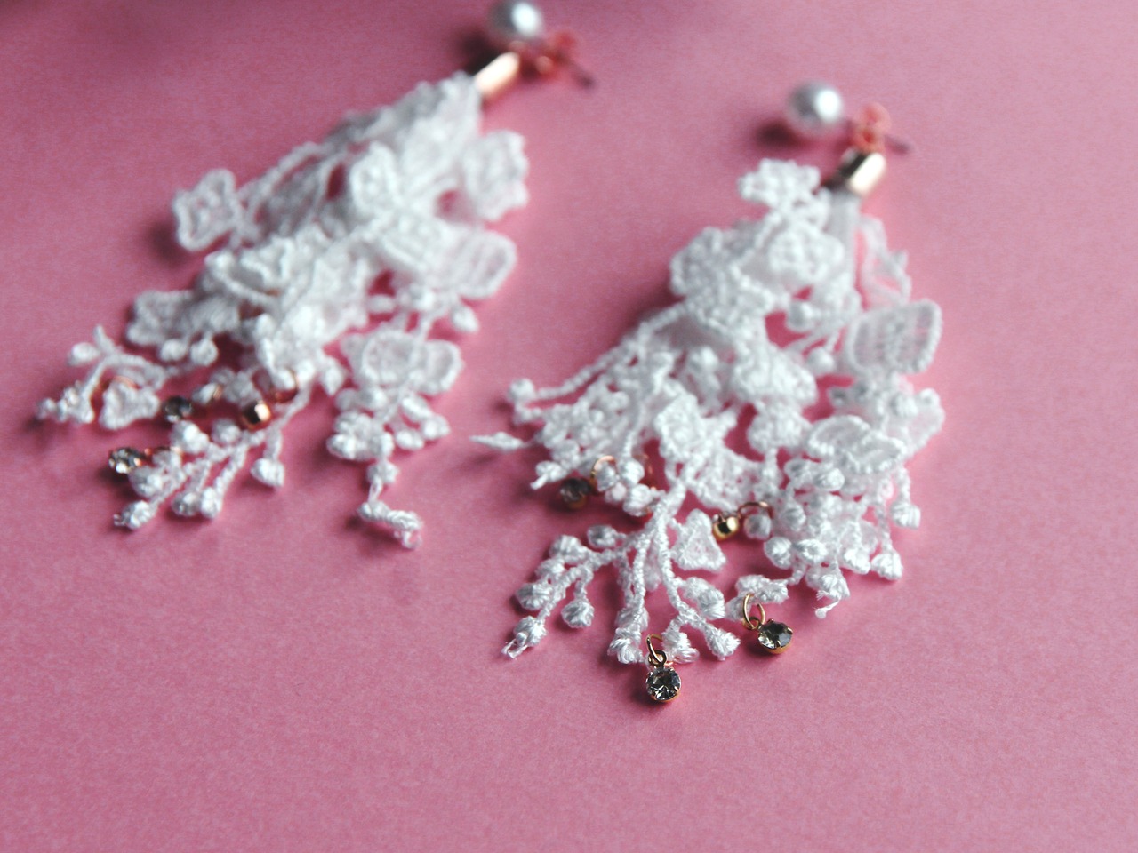 レースタッセルピアス / イヤリング - 4