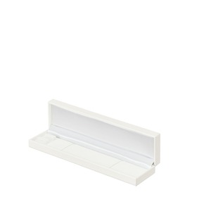 ネックレスケース　ネックレス台紙　スクエア型　合皮白orシャンパン　BRILLIANTシリーズ　6個単位　AR-N902BT