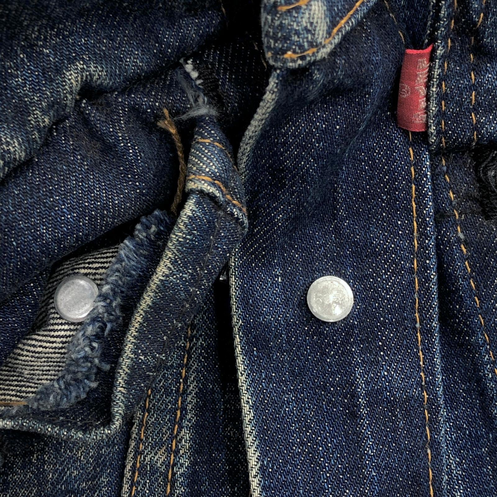 LEVI'S リーバイス 60年代 USA製 70505 4th BIG E 不均等V ボタン裏
