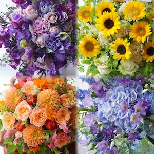 メンバーへのプレゼントブーケ