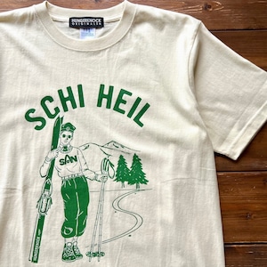 “SCHI HEIL” Tee /  Ivory　シーハイルTシャツ