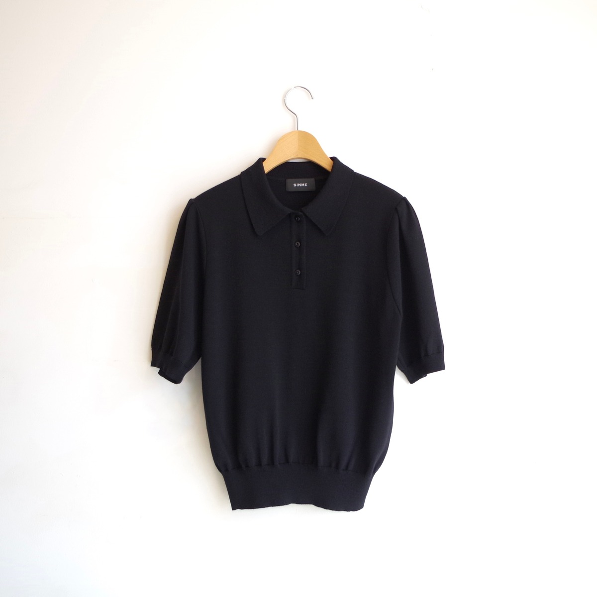 SINME ポロニット ブラック | 1F Store