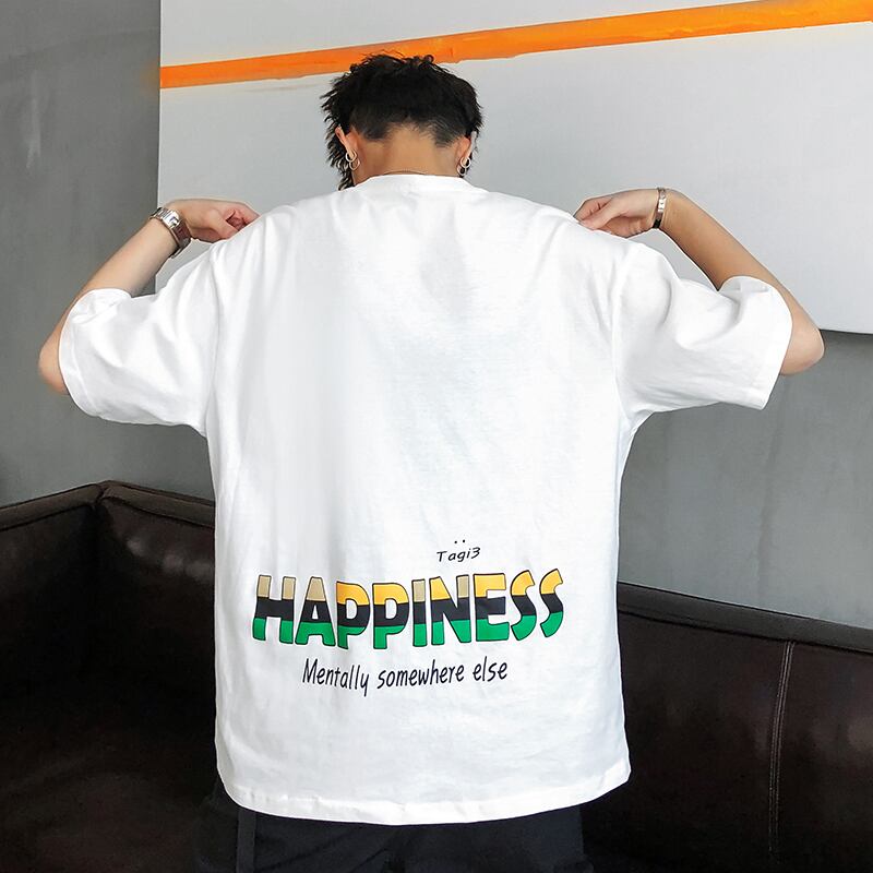 全2色 Tシャツ カットソー プリント カジュアル おしゃれ