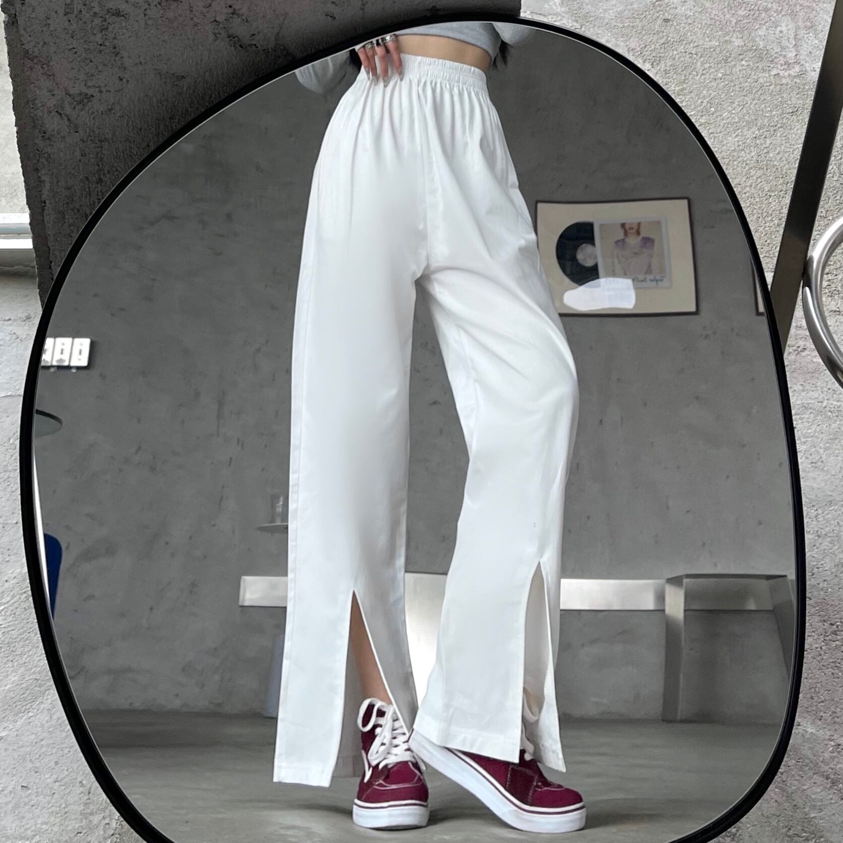 スタイルストレッチウェストカジュアルパンツ サマー ストリート エラスティック 伸縮 夏物 ケッペル41065273568