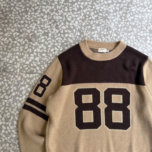 A Bathing Ape / 90’s numbering knit size L