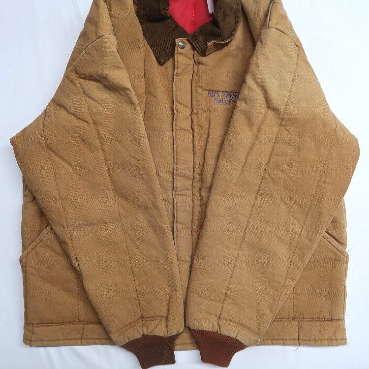 古着 70年代〜 USA製 Key IMPERIAL ダック 刺繍 中綿 ワークジャケット