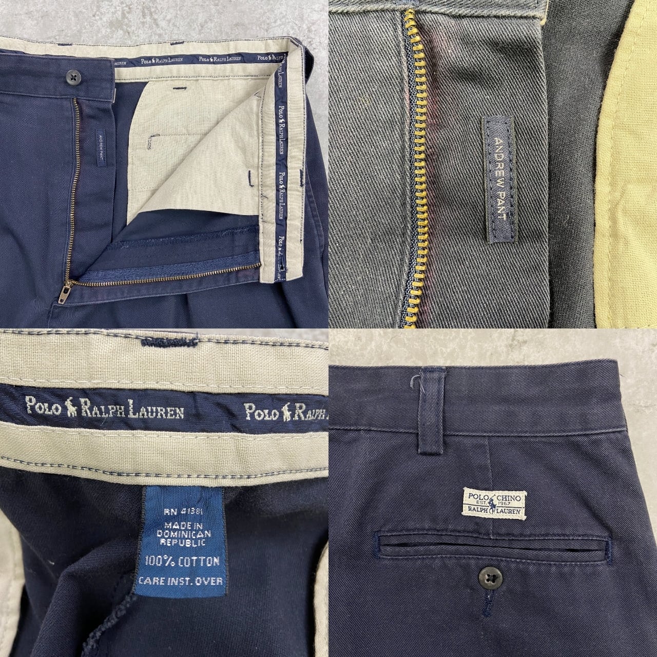 90年代 Polo by Ralph Lauren ポロバイラルフローレン 2タック ワイド