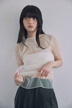 DU260511 Sheer Layered Tee