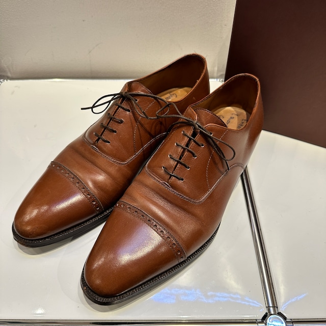 ENZO BOPNAFE QUARTER BROGUE LEATHER SHOES