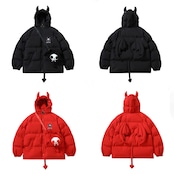 【暖かさUP】悪魔のしっぽ 中綿ジャケット T547