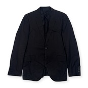 PS Paul Smith ポールスミス シャドーストライプ 背抜き 2B テーラードジャケット M/ブラック メンズ