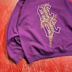 AC/DC オフィシャルバンドスウェット 紫 レオパード柄