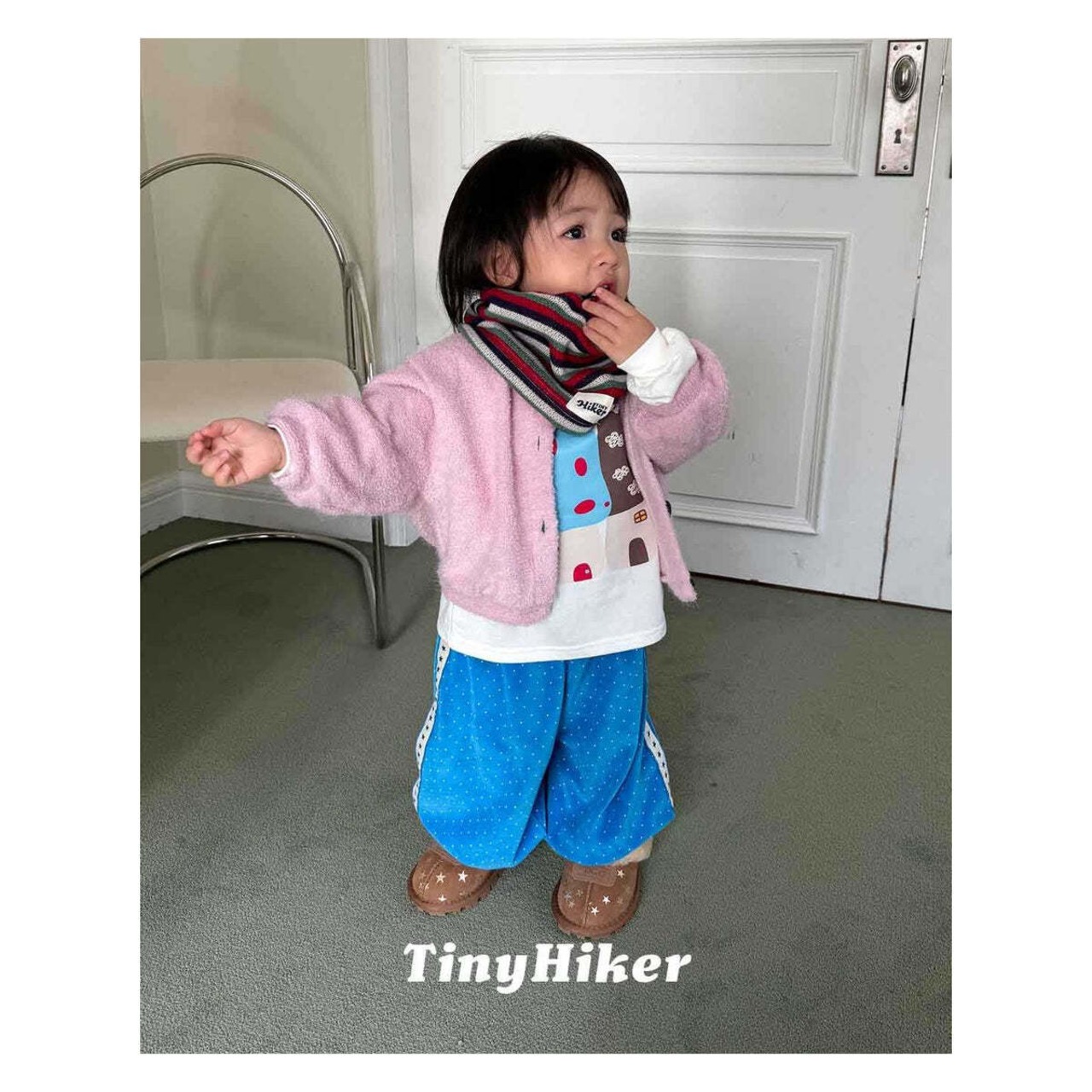【取寄】Tiny Hiker マッシュルームTシャツ|冬服|韓国子供服
