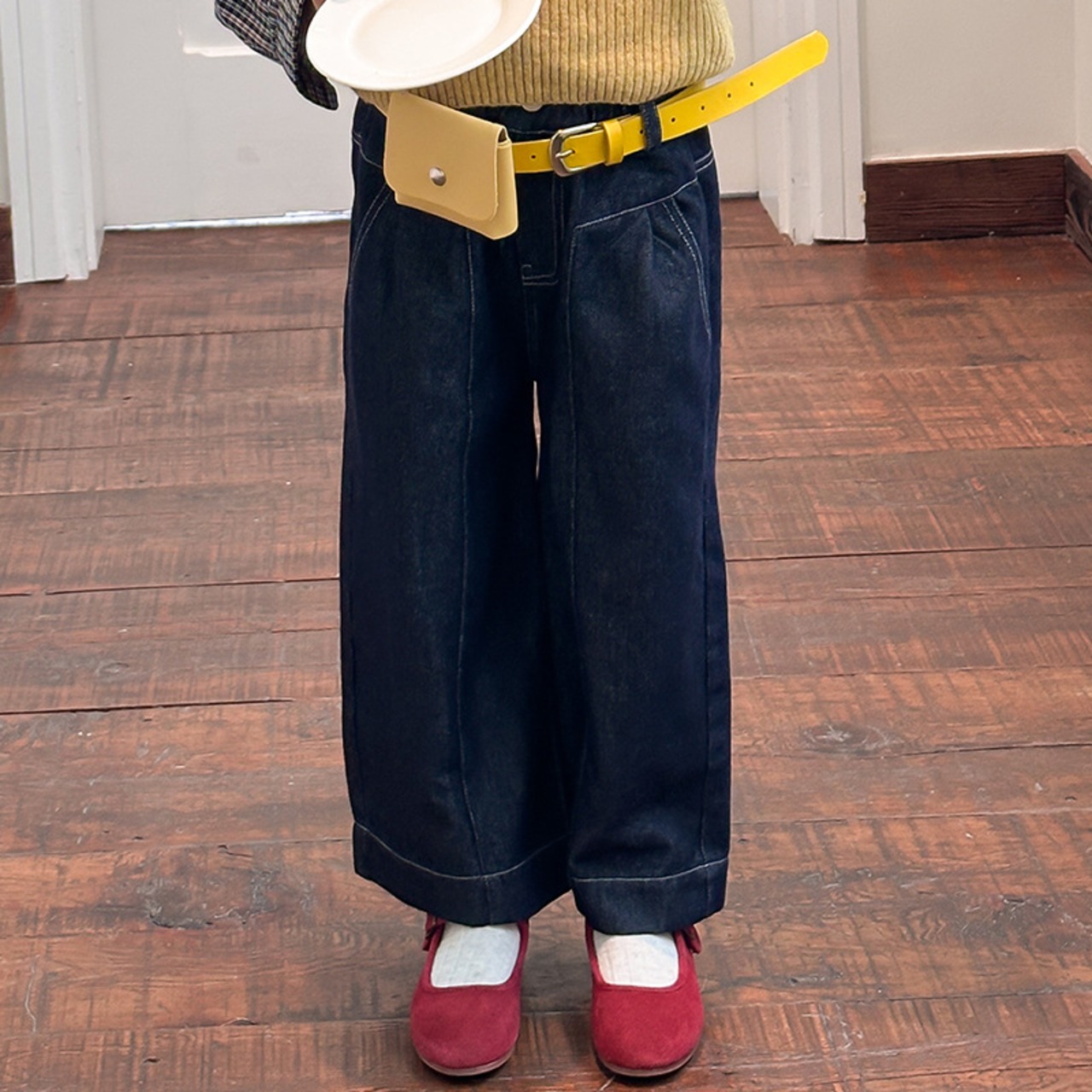 秋バッグつきカジュアルパンツ