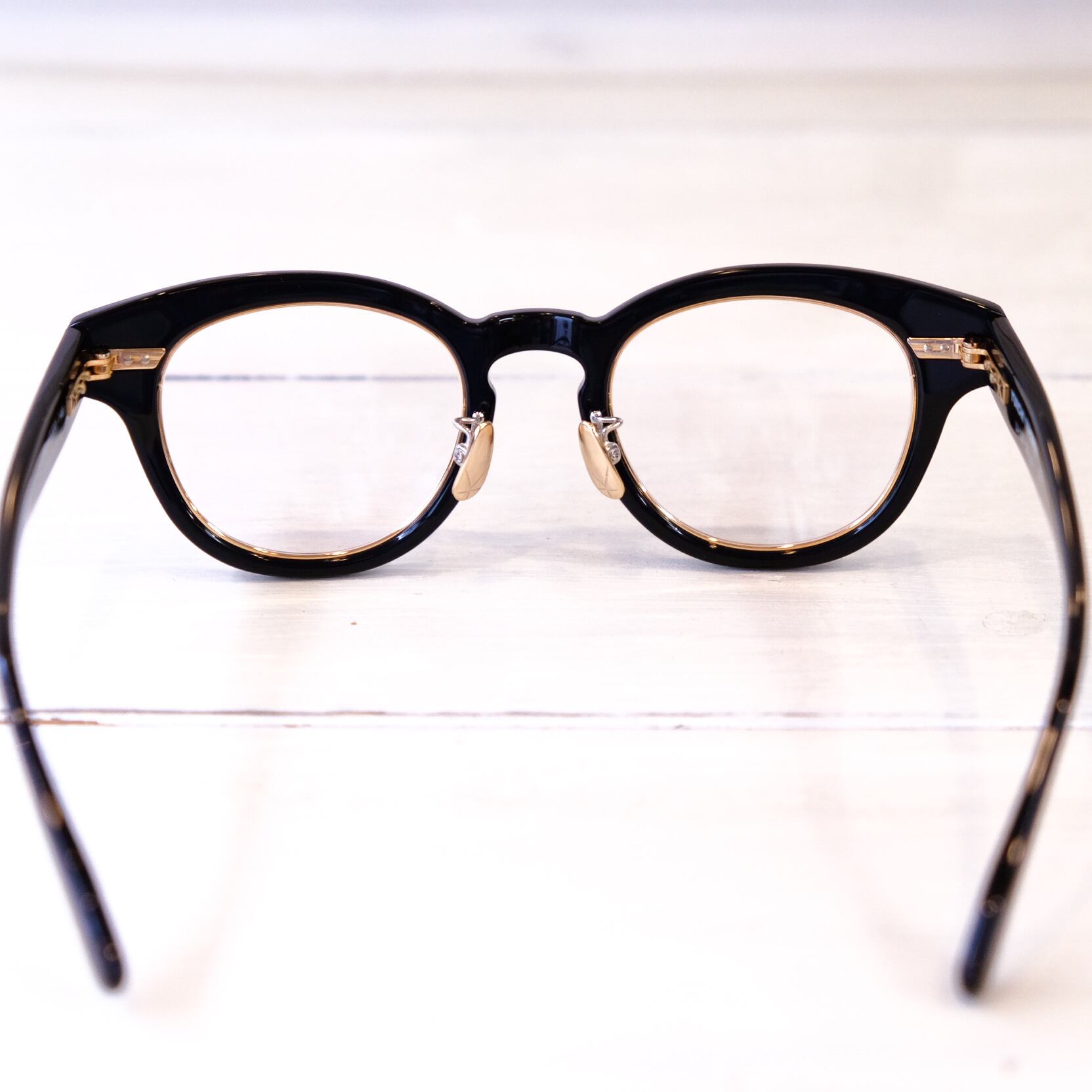 YUICHI TOYAMA ユウイチトヤマ メガネ U-128/BLACK GOLD | livra eyewear