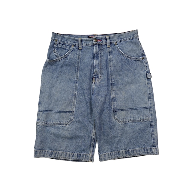BUGLE BOY DENIM CARPENTER SHORTS SIZE 34 (USED)