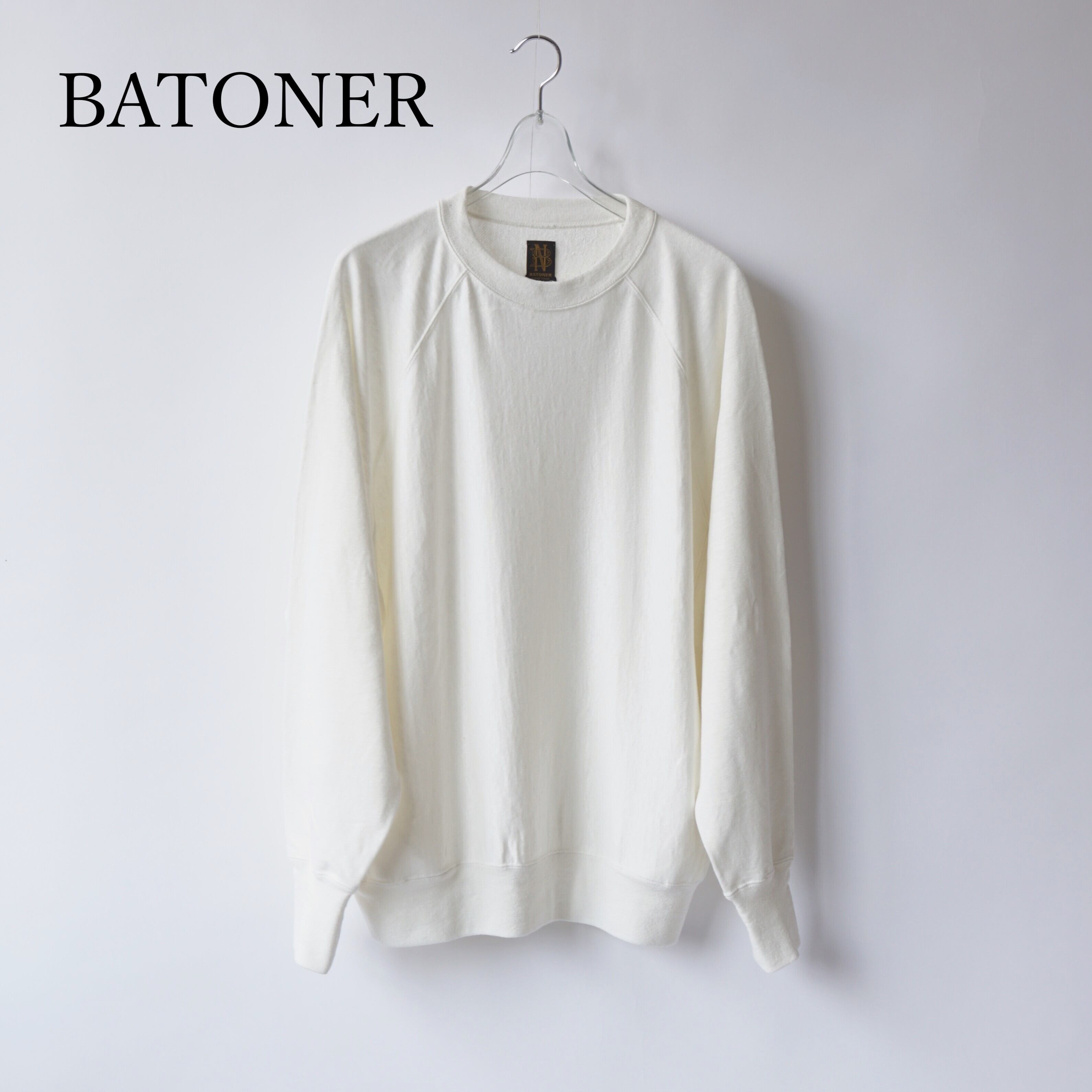 BATONER / バトナー LINEN URAKE CREW NECK BATONER/バトナー・BELGIAN LINEN URAKE CREW NECK L/S | a flat