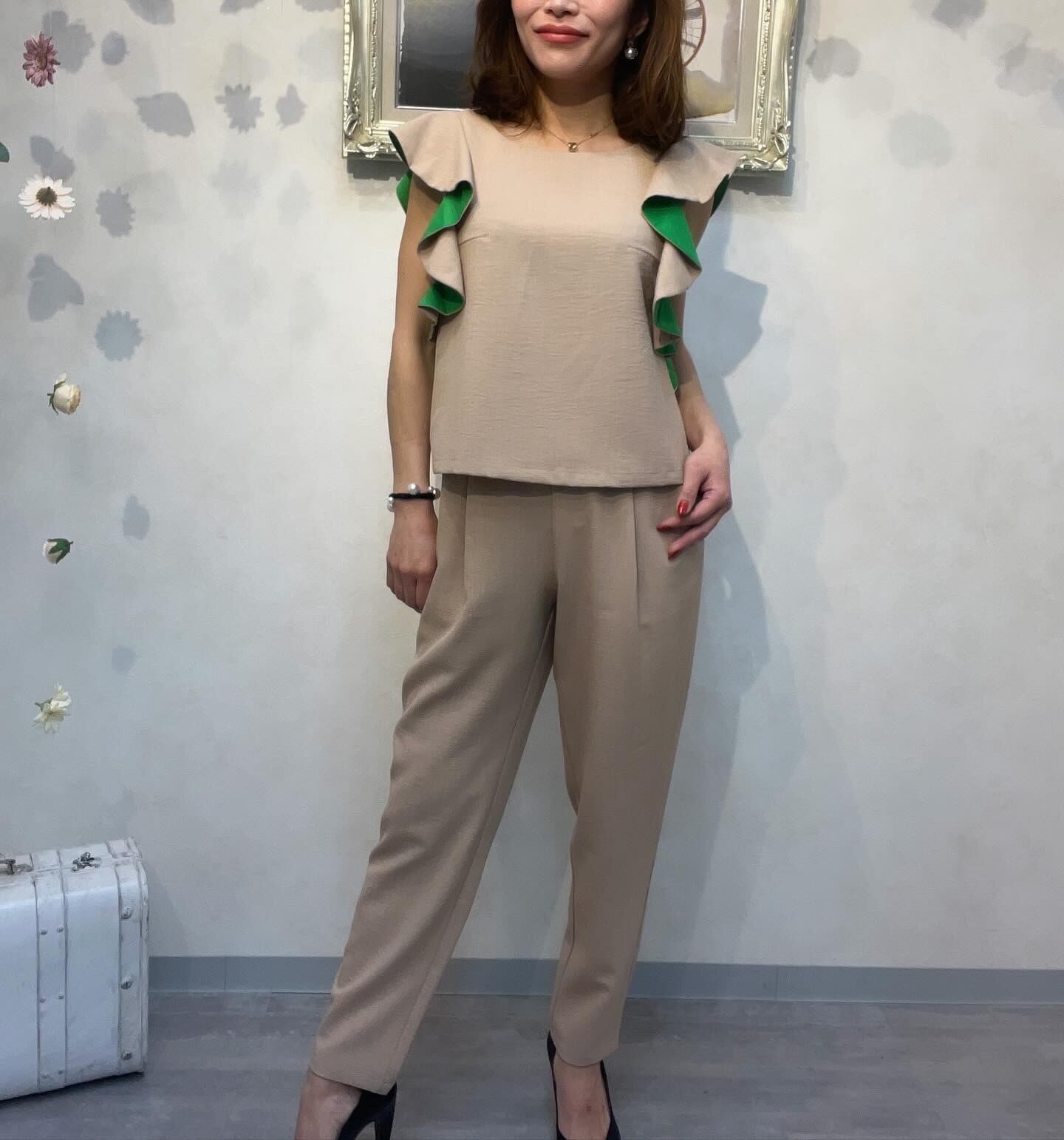 ドスディオサス dosdiosas テーパードパンツ セットアップ提案  