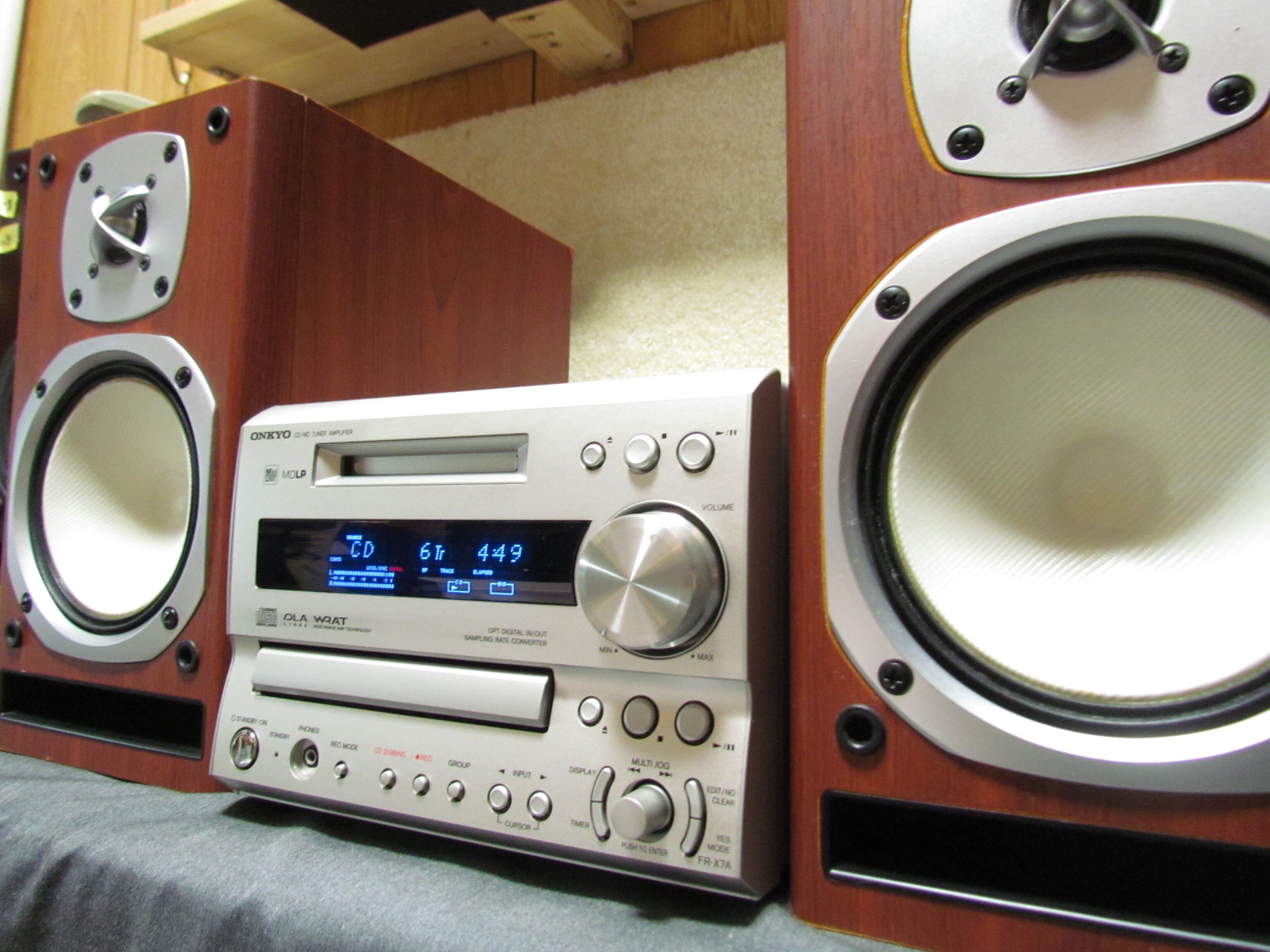 日本製機体！メンテ済み稼働品】ONKYO FR-X7A＆D-N7TX MD/CD/チューナ