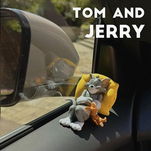 車飾り トムとジェリー 両面テープ付き