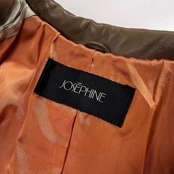 JOSEPHINE シープナッパ レザー トレンチコート ベルト付き サイズ F /レディース/羊革/本革