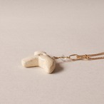 小さな鳥のネックレス no.16 white