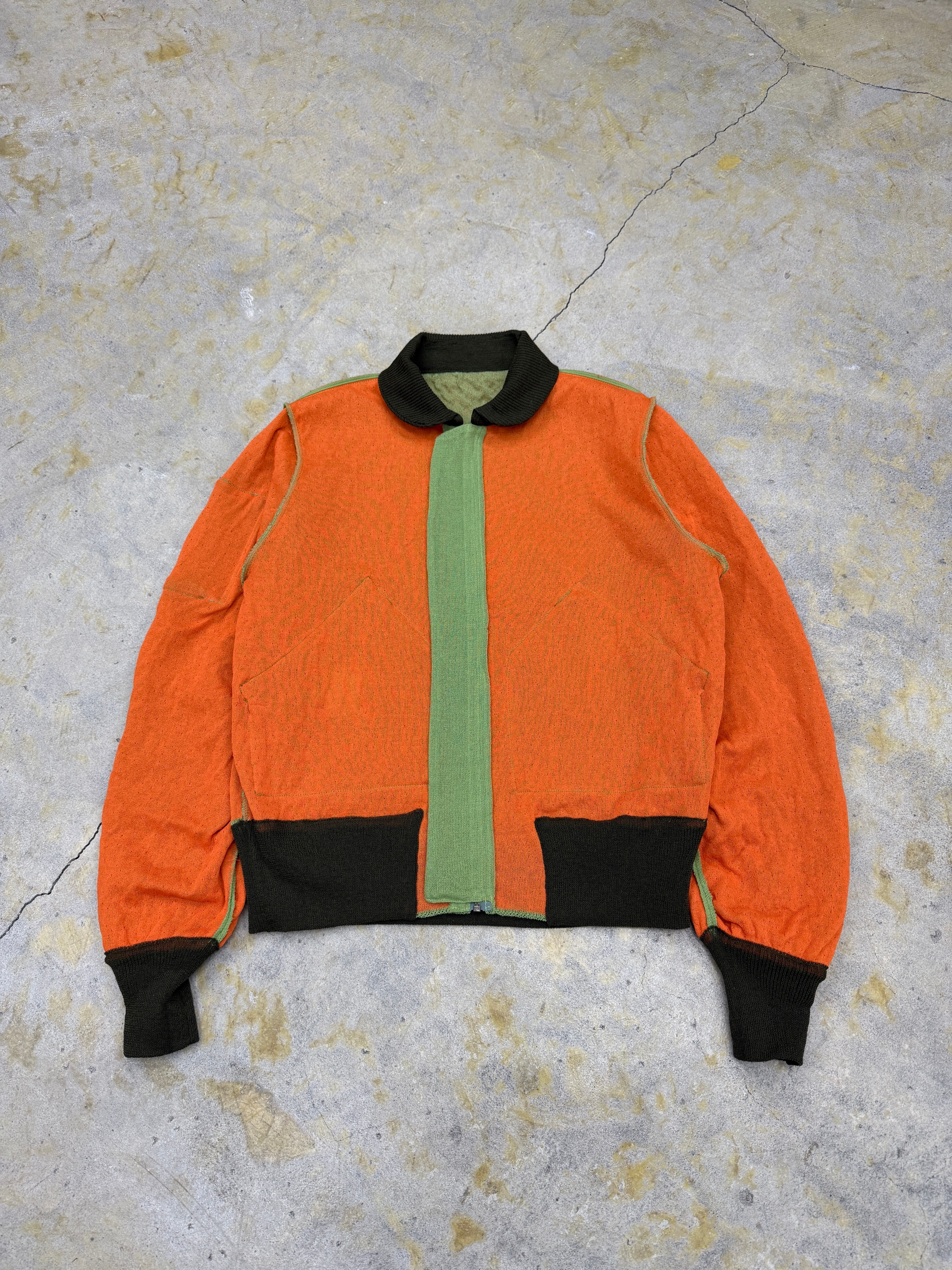 Kota Gushiken | See-through Flight Jacket | Olive Green | HOWDAY