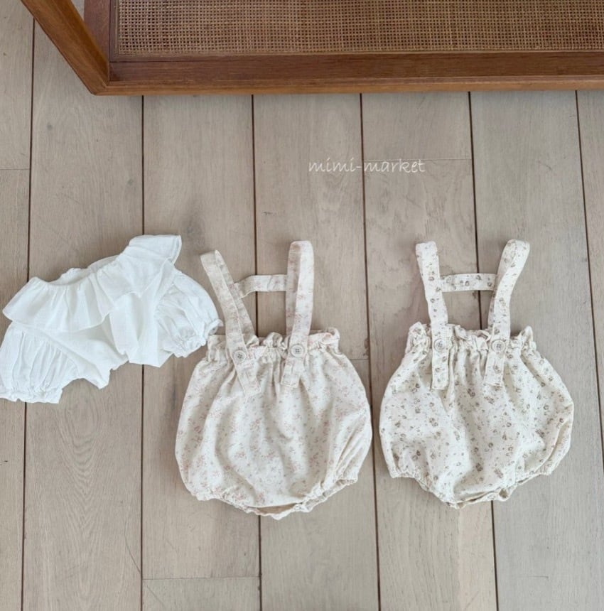 即納⌇mimi market / Flora suspenders
