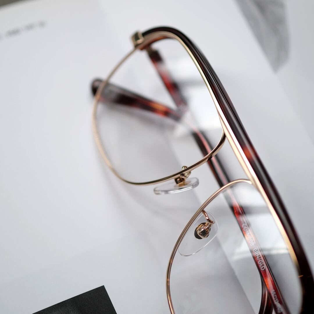 【EYEVAN】COM-808 BRN/GLD (MEDIUM)