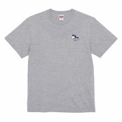 ハイクオリティTシャツ アッシュ 左胸 [青ユニコーン][どや][Doyars]