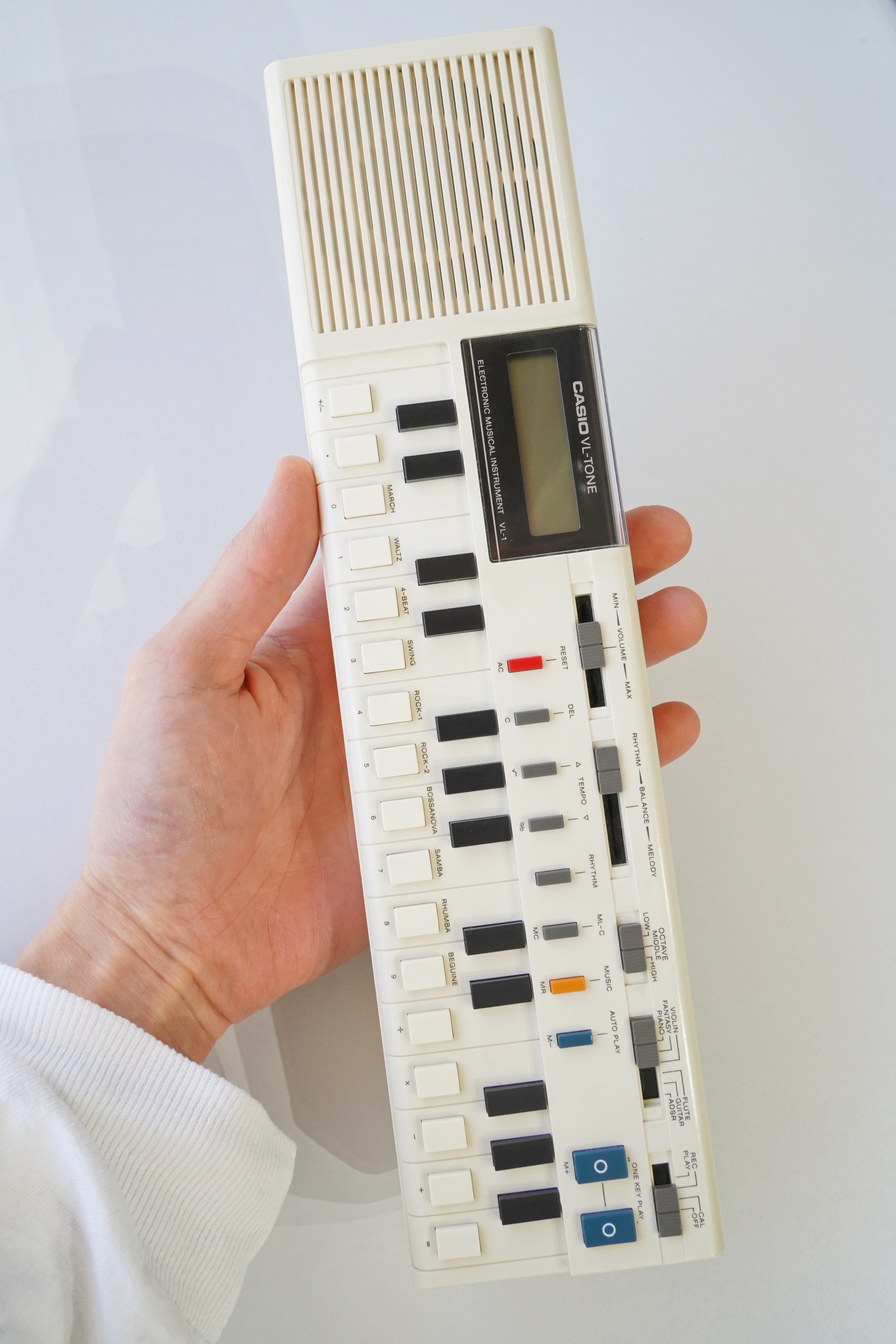 CASIO VL-1 VL-TONE シンセサイザー カシオ計算機|REC/PLAY・電卓動作確認済|ケース・取説付