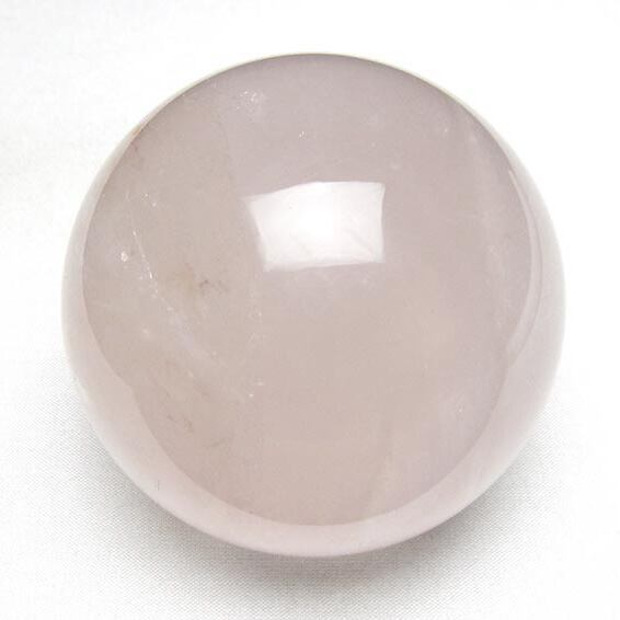 ミルキークォーツ 丸玉 82mm ピンク 一点物 151-6049