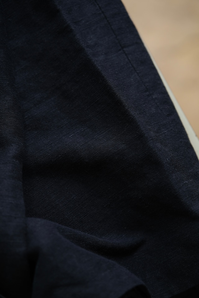 Utah/"Giorgio Sant'Angelo" 3-tuck linen trousers