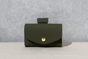 （仕様変更：新タイプ） enricheveryday × com-ono Everyday TINY Wallet／OLIVE × ORANGE（オリーブ × オレンジ）