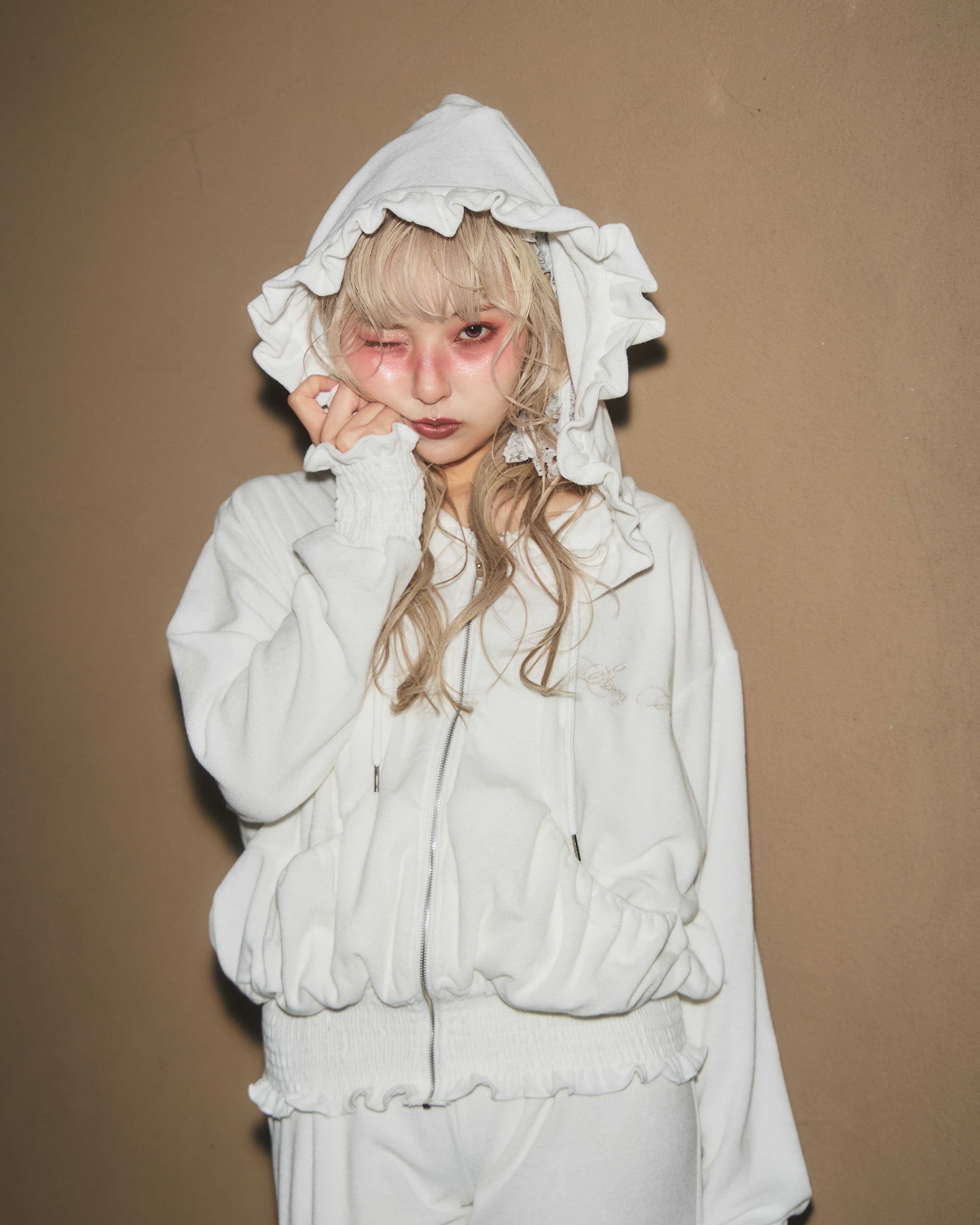 Starry⭐︎パイルシャーリングパーカー | lilLilly official webstore