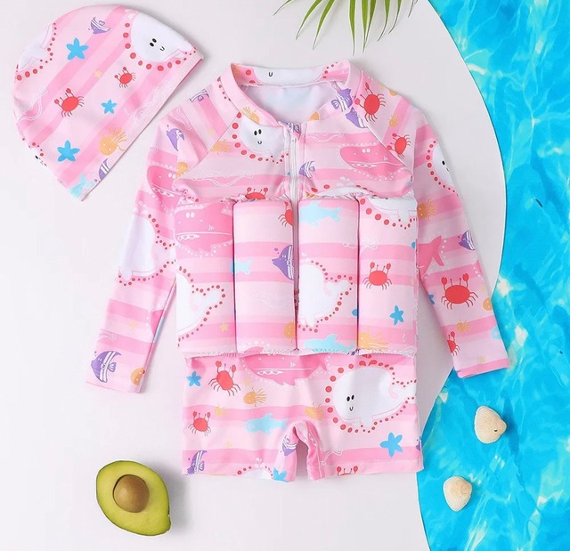 フローティングラッシュガード長袖水着