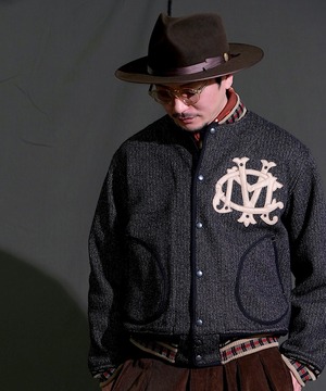 V.M.C. SALT & PEPPER VARSITY JK　ビーチクロス ジャケット　GS2629903