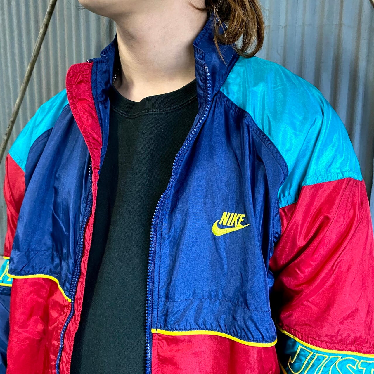 90sヴィンテージ NIKE ナイキ JUST DO IT ナイロンジャケット