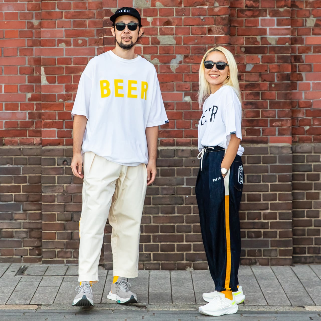 BEER ワンサイズ・サーカスパンツ サックス（男女兼用） | BEER