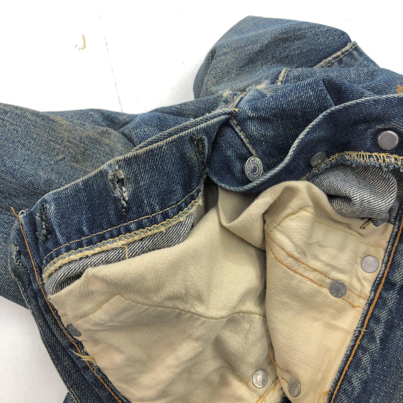 LEVI'S リーバイス 70年代 USA製 501 BIG E 66前期 バックポケット 裏