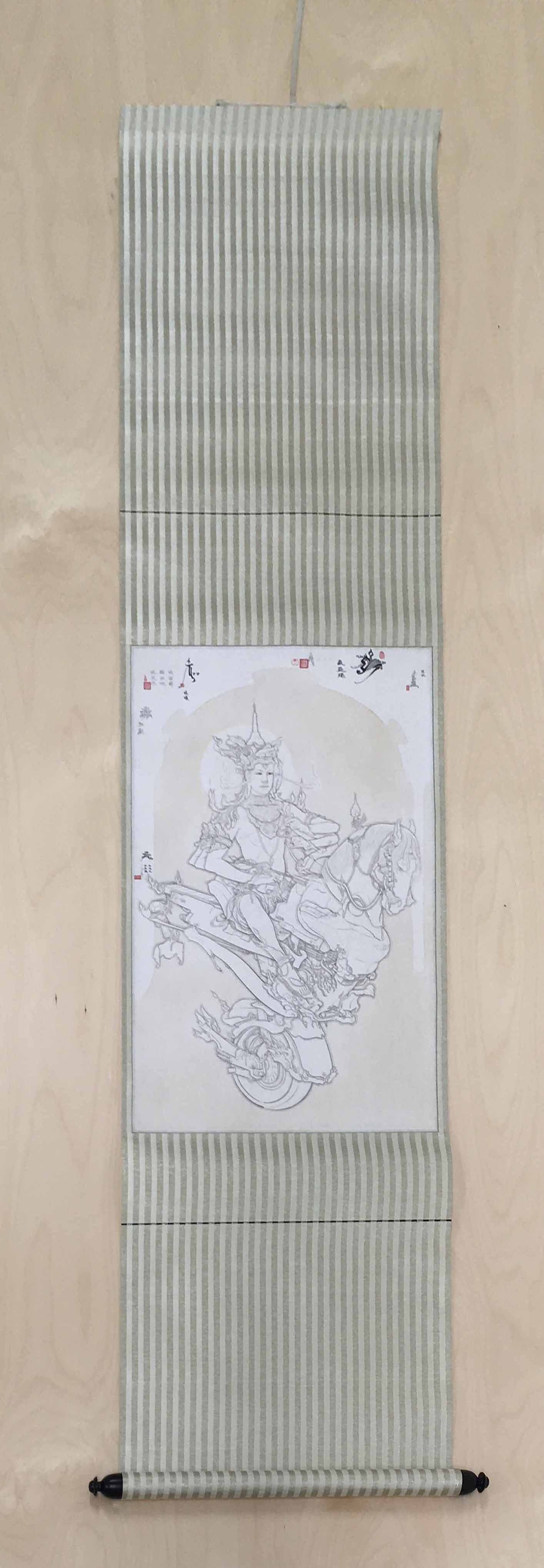 山口晃 版画作品「摩利支天像 ed./50」 | Mizuma Art Gallery
