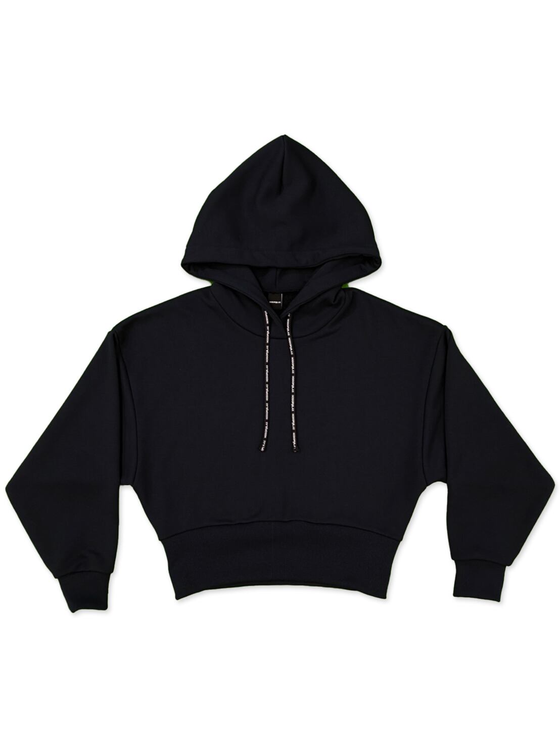 ショート丈パーカー HPX-W23020 ブラック