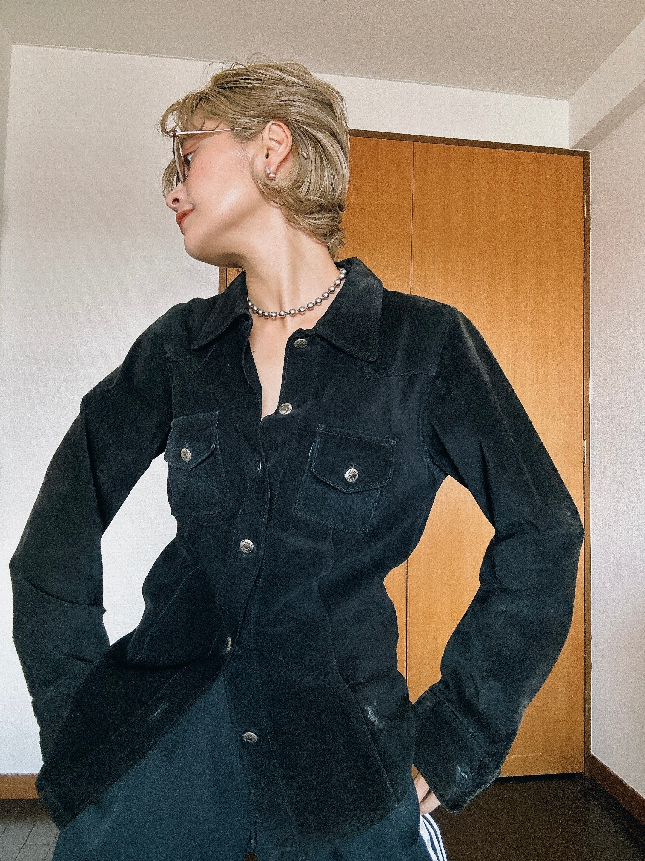 (SH954)sheep skin western shirts