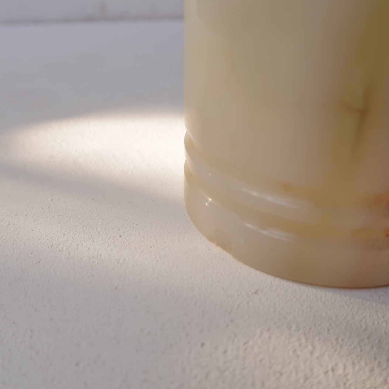 グリーンな石の茶筒