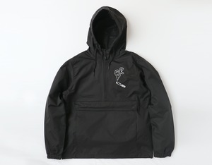 HATE ANORAK BLACK/WHITE